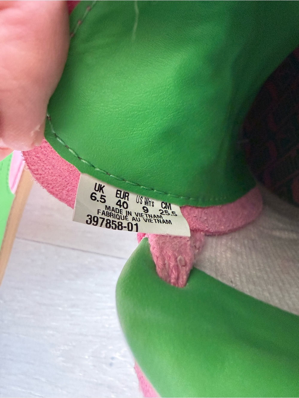 Puma Palermo Sneaker Pink Delight Puma Green - Women’s Size 9 - Picture 7 of 8